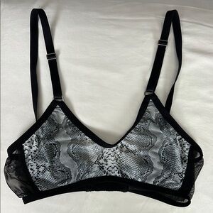 bully boy handmade snakeskin bralette